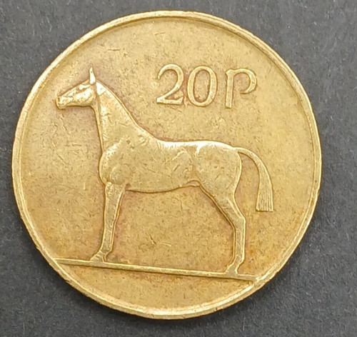 Ireland pence 1986 harp - pence,