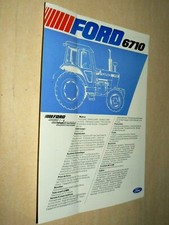 Brochure tractor Ford 6710