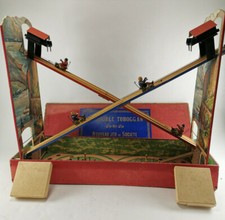 Le double Toboggan Nouveau Jeu de Société Jouet en bois Véhicules en tôle ver...