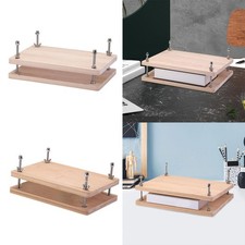 Presse à livres en bois