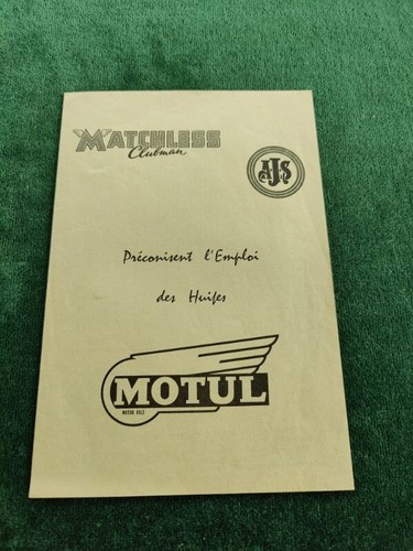 Moto ajs matchless clubman - moto,