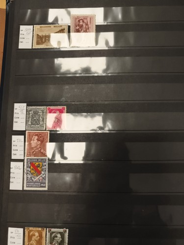Timbres belgique lot - timbres, x7