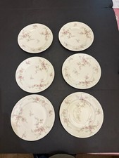 Vintage Theodore Haviland Limoges France Pink Floral 8.75 Inch Plate Set of 6