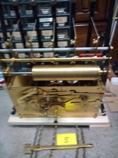 URGOS Grandfather Clock Movement  5 Tube Westminster Chime UW03018