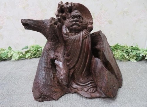 Statue racine bois - statue,