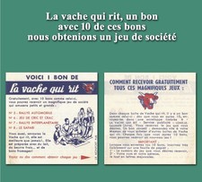 La vache qui rit, un bon, avec 10 de ces bons nous obtenions un jeu de société