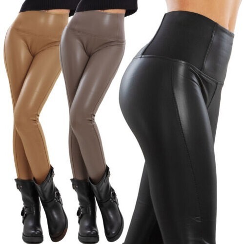 Pantalons femme effet cuir - femme,