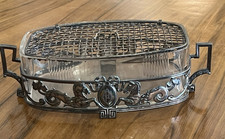 Superb Silver Metal Flower Spade Planter / ANTIQUE SILVERWARE