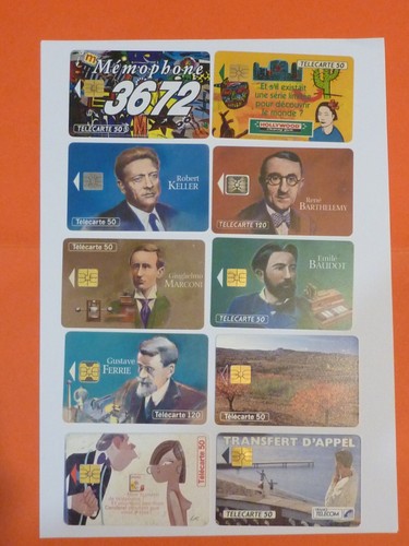 Lot 10 cartes - n°,