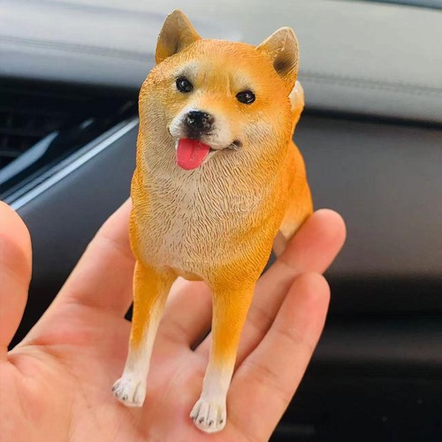 Figurine chien résine - chien, en