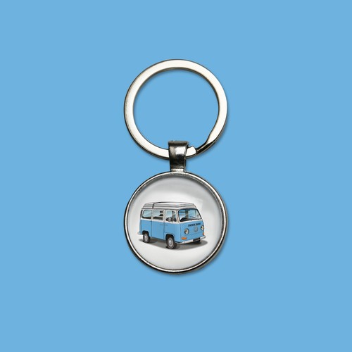 Porte clés combi westfalia - t2,