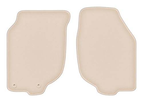 Tapis avant velours beige pour