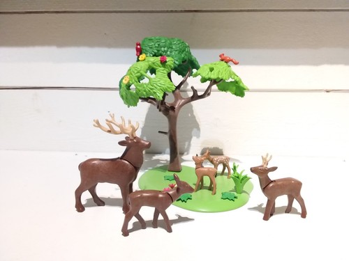Playmobil lot cerfs animaux - playmobil,