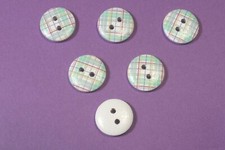 LOT 6 BOUTONS BOIS : rond