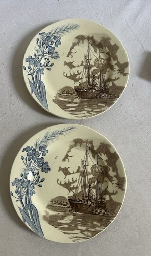 Assiettes anciennes entrée - assiettes,