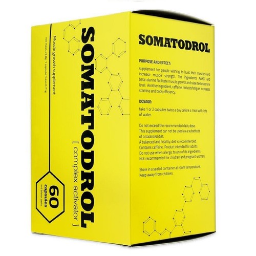 Somatodrol 180 capsules - somatodrol,