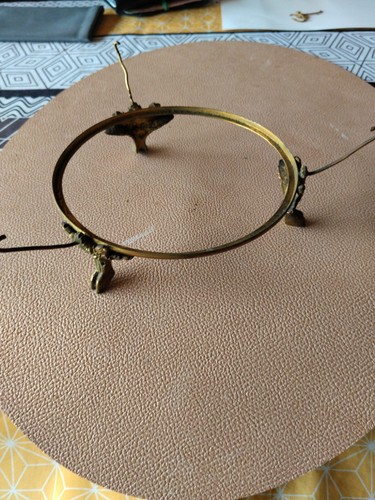 Support assiette laiton - assiette, en