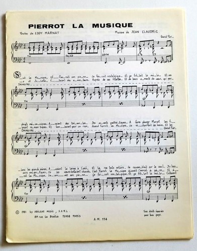 Partition sheet music mireille - partition,