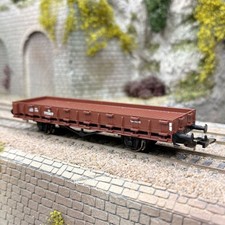 Wagon plat à rebords bas de