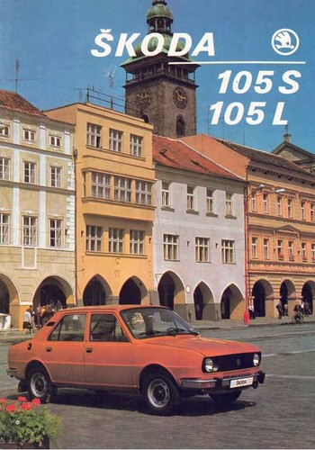 Catalogue brochure skoda 105 - 105, s