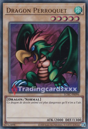 Dragon perroquet - yu-gi-oh!,
