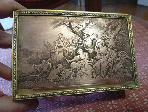 Ancienne boite bijoux - à,