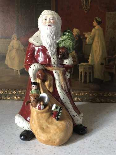 Ancien père noel ceramique - ,