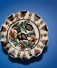 plat / assiette murale  poterie korond  céramique faïence peint à la main 