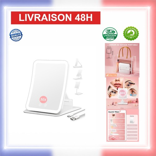 Auxmir miroir maquillage - miroir,
