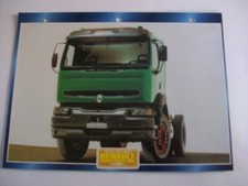 CARTE FICHE CAMION TRACTEUR