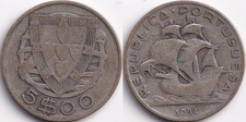 5 Escudos 1934 Portugal