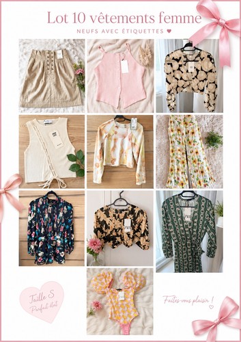 Lot pièces vêtements - lot,
