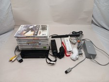 Pre-owned Complete WII Gaming System And 8 Pre-owned Games. TESTED