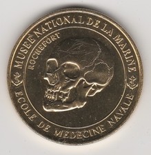 A 2015 TOKEN JETON MEDAILLE ET PATRIMOINE -- 17 300 ROCHEFORT MEDECINE NAVALE