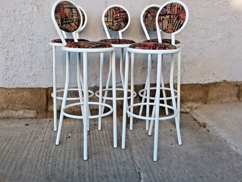 Tabouret bar métallique - de,