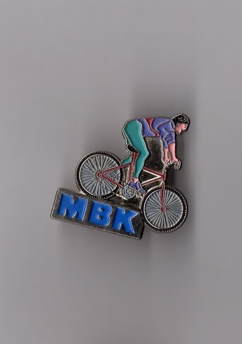 Pin vélo mbk argenté - pin's,