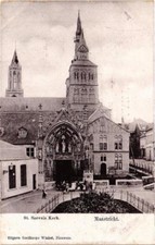 Old postcard AK MAASTRICHT St. Servais Kerk NETHERLANDS (604523)