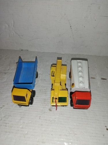 Lot matchbox camion - camion, grue