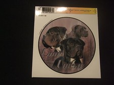 1 autocollant - motif chien