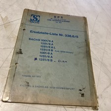 Sachs moteur 1001 1251 catalogue liste pièces détachées moto