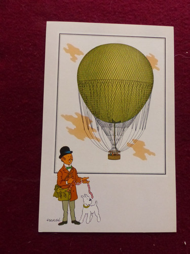 Chromos tintin aerostation - chromos,