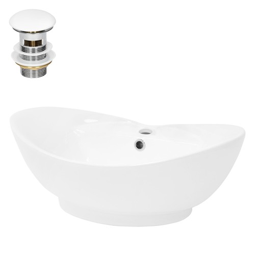 Lavabo céramique blanc - en,