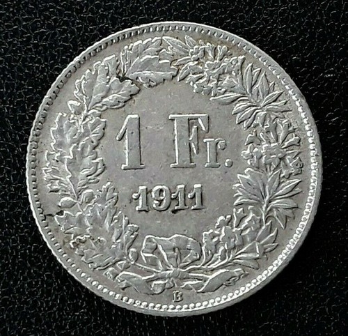 Suisse franc helvetia 1911 - 1,