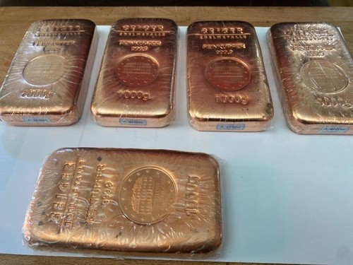 Copper bars geiger - bars,