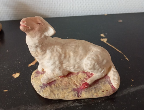 Ancien santon mouton - ancien,