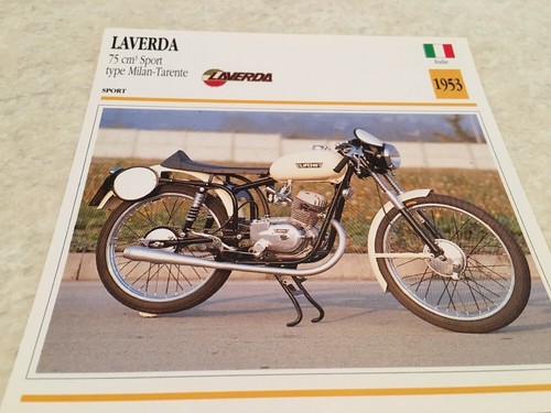 Carte moto laverda sport - carte, 75