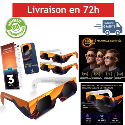 Lunettes éclipse solaire