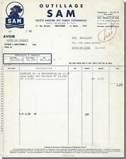 Invoice - TOOLING SAM Saint-Etienne 1960