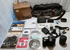 APPAREIL PHOTO NIKON D90 AVEC BOITE- NOTICES- SAC- CHARGEUR- EXTENSIONS TUBE