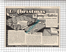 Vi-Spring Products Ltd ADVERT Vi-Spring Mattress  - 1936  Clipping